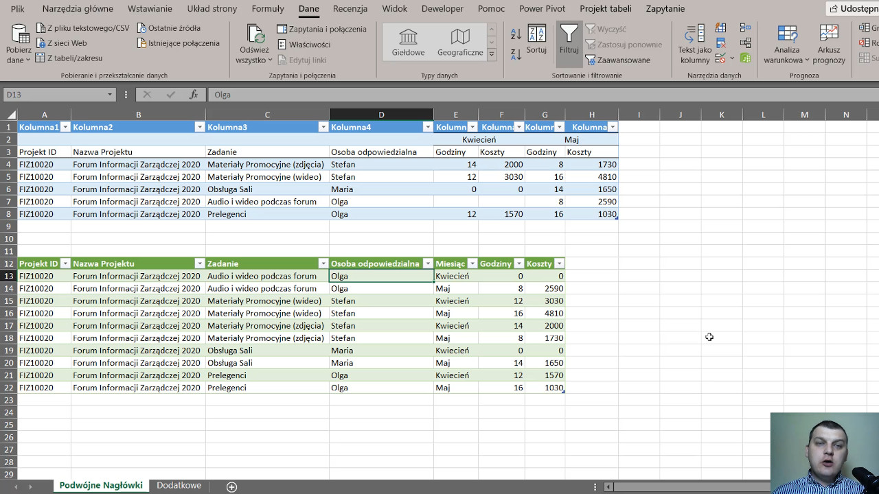 Automatyczne odświeżanie zapytań w Power Query