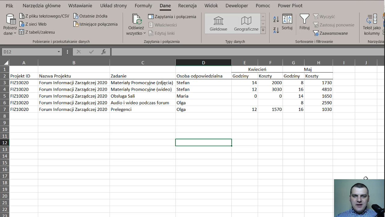 Jak radzić sobie z podwójnymi nagłówkami w Power Query