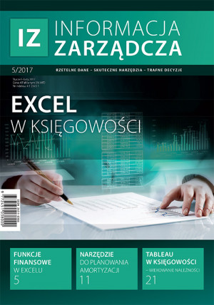 Informacja Zarządcza 5/2017 - Excel w księgowości