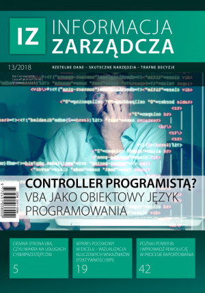 Informacja Zarządcza 13/2018 - Controller programistą? VBA jako obiektowy język programowania