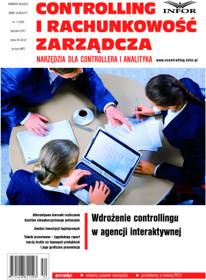 Controlling i Rachunkowość Zarządcza 1/2011 - 