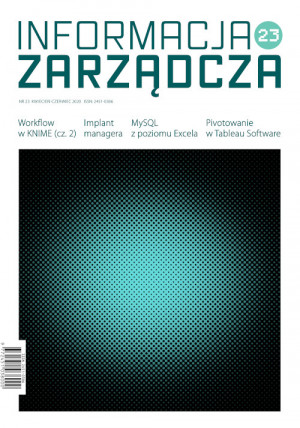 Informacja Zarządcza Wydanie 23/2020 - Implant managera – jeszcze narzędzie czy już partner? Informacja Zarządcza Wydanie 23/2020 - Implant managera – jeszcze narzędzie czy już partner?