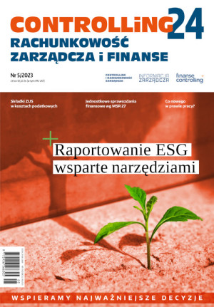 Controlling-24 Wydanie 5/2023 - Raportowanie ESG wsparte narzędziami