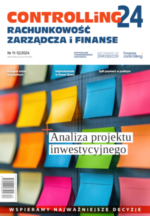 Controlling-24 Wydanie 11-12/2024 - Analiza projektu inwestycyjnego