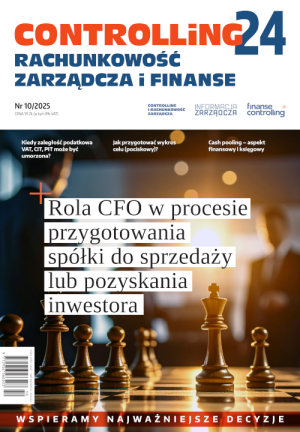 Controlling-24 10/2025 - Rola CFO w procesie przygotowania spółki do sprzedaży lub pozyskania inwestora