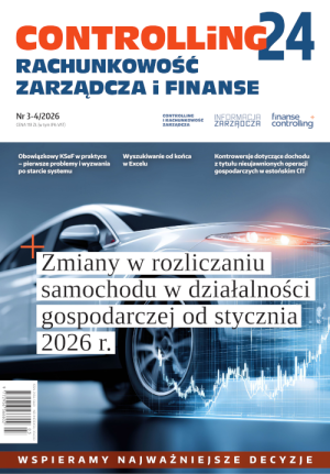 Controlling-24 3-4/2026 - Zmiany w rozliczaniu samochodu w działalności gospodarczej od stycznia 2026 r.